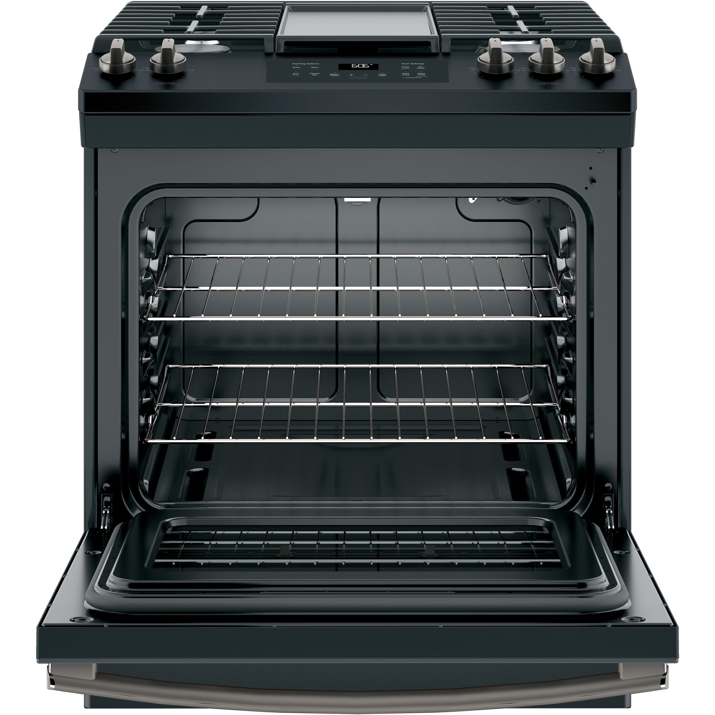 GE Appliances JGSS66FELDS 30" SlideIn Front Control Gas Range Westrich Furniture & Appliances